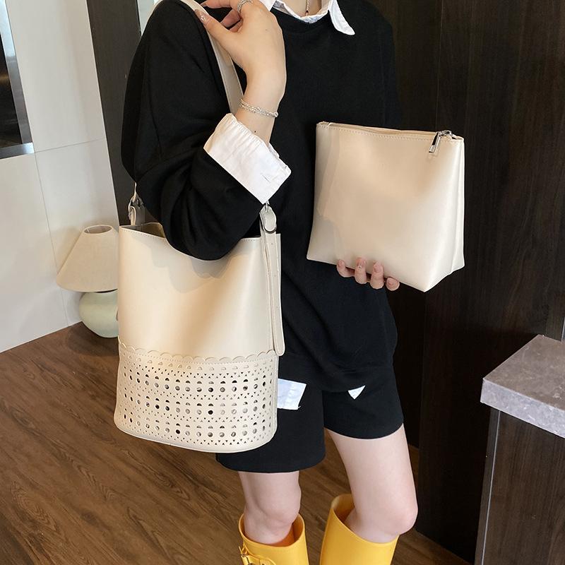 New Large-capacity Tote Bag Women's Commuter Shoulder Bag Portable Messenger Bag