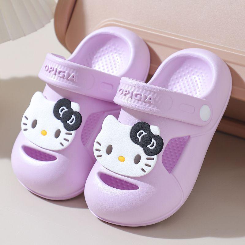 Summer Cartoon Cute Girls' Slippers, Non-Slip Soft Sole for Indoor/Bath Use