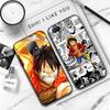 JW79 One Piece Luffy Monkey Black Soft Case for OPPO Reno 8 6 5 4 Pro Plus Find X3 A17 A3 A31 A38 A40 A53 A54 A55 A74 A76 A78 A77 A80 A94 A95 A96 Lite