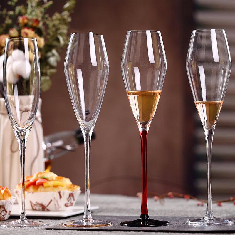 Handmade Crystal Tulip Champagne & Wine Glass