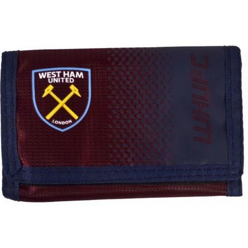 West Ham United FC Fade Trifold Wallet
