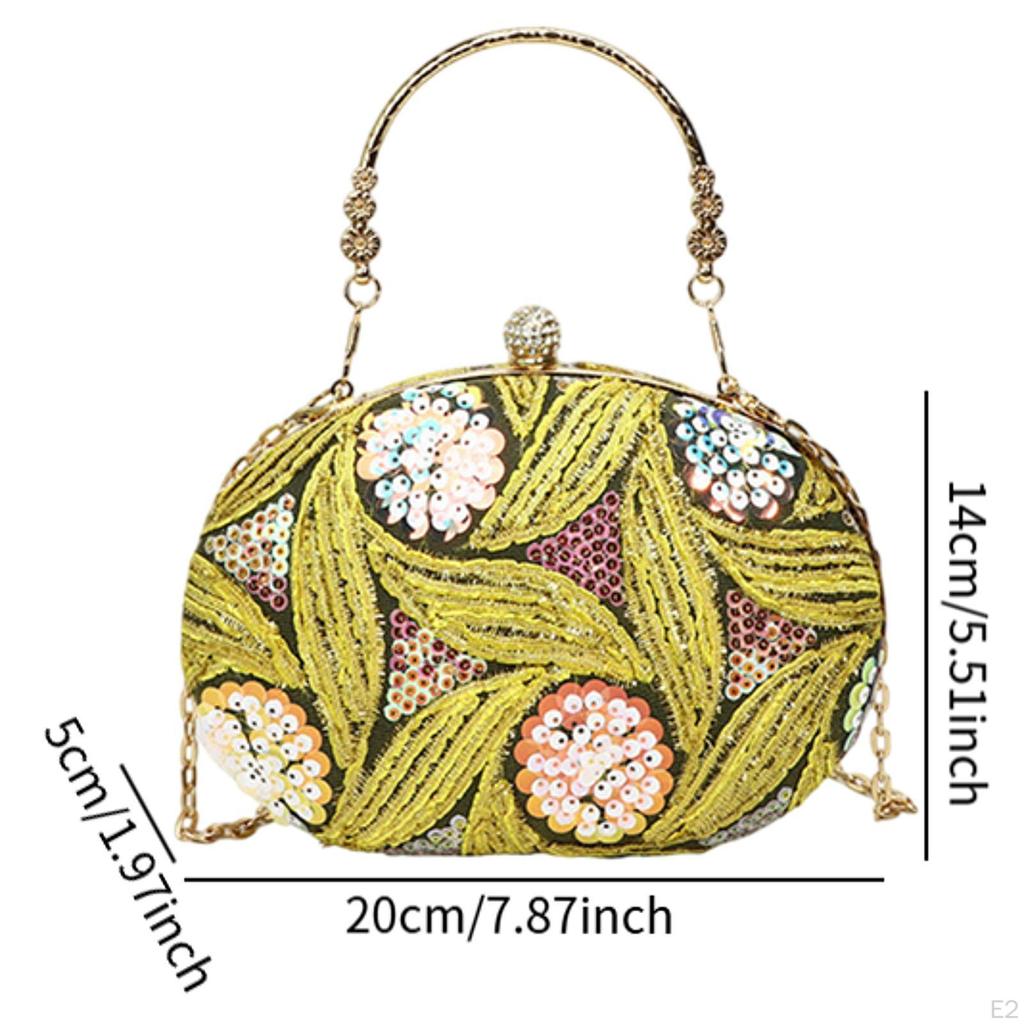 Handbag for Women Chinese Satchel Shoulder Bag Light Banquet