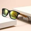 Retro Wood Grain Leg Sunglasses New Spring Foot Color Film Men's Glasses UV400 Shades Eyewear Outdoor Driving Cycling Goggles