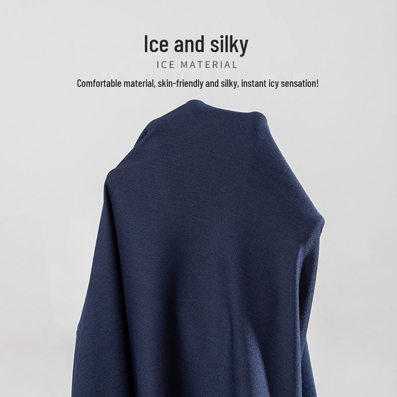 2022 Men's Trendy Hooded Ice Silk Quick-Dry Short Sleeve T-shirt for Summer Sports