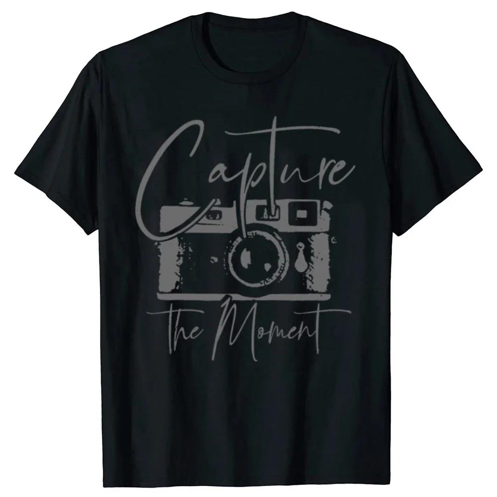 

Funny I m About To Snap Photography Photographer Camera T Shirts Summer Graphic Cotton Streetwear Short Sleeve Gifts T-shirt Men XXL