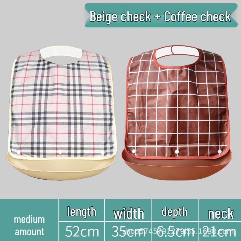 Wasserdichte Esslatz für Erwachsene & Senioren – Große, spezielle Schürzen für Senioren