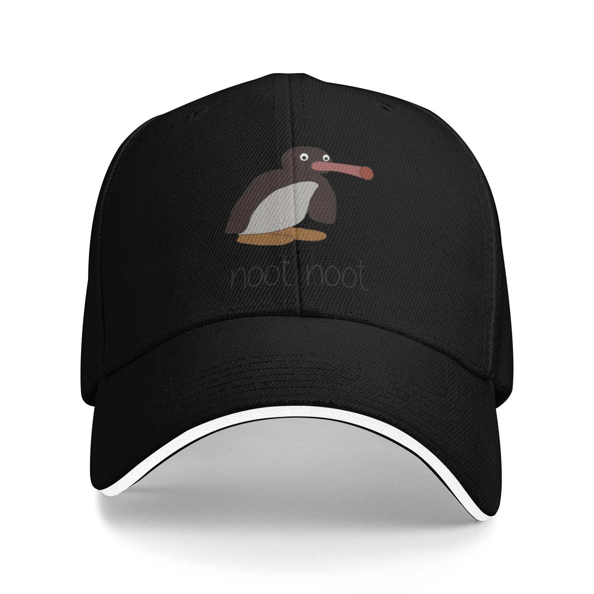 

Pingu Noot Noot Baseball Cap Trendy Hip Hop Hats Summer Female Male Kpop Rock Baseball Caps One Size