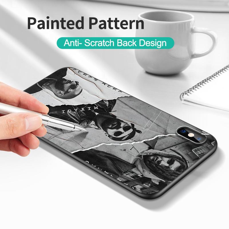 Schwarze TPU-Hülle für Xiaomi Mi 10 10T Note 10 9 A3 Lite 9T PRO Cover Hajime MiyaGi Andy Panda