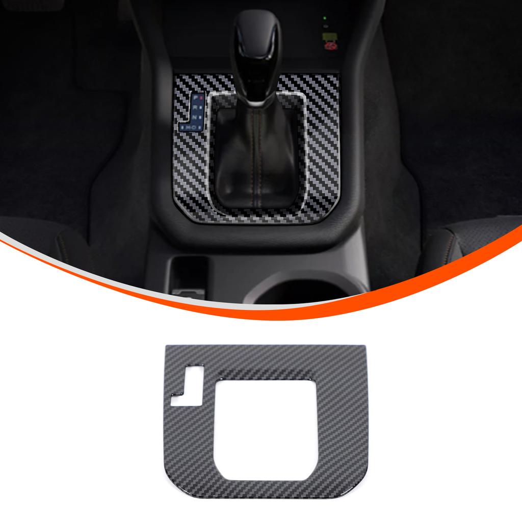 ABS Carbon Fiber For Subaru Forester 2026+ Center Control Shift Panel Air Outlet Frame Glass Lift Frame Sticker Accessories