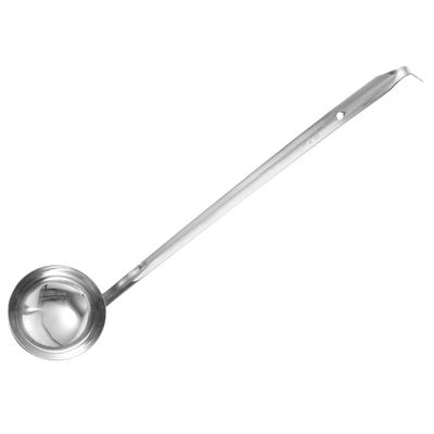 1pc Long Handle Soup Ladle Stainless Steel Thickened Serving Spoon For Kitchen Restaurant Hotel Use Large Capacity Scoop