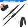 Alasum Shoulder Straps for Instrument Cases, Set of 2, Thickly Padded, Wide, Reduces Strain, Replacement Straps, Adjustable Length, for Violin,