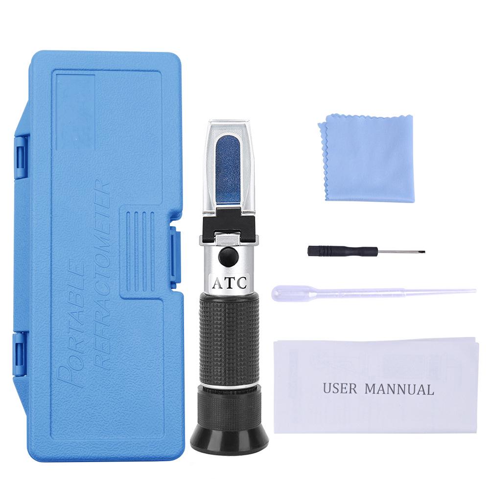 Three-in-One Portable Handheld Refractometer (Brix 0-22/0-25/0-40) for Wine