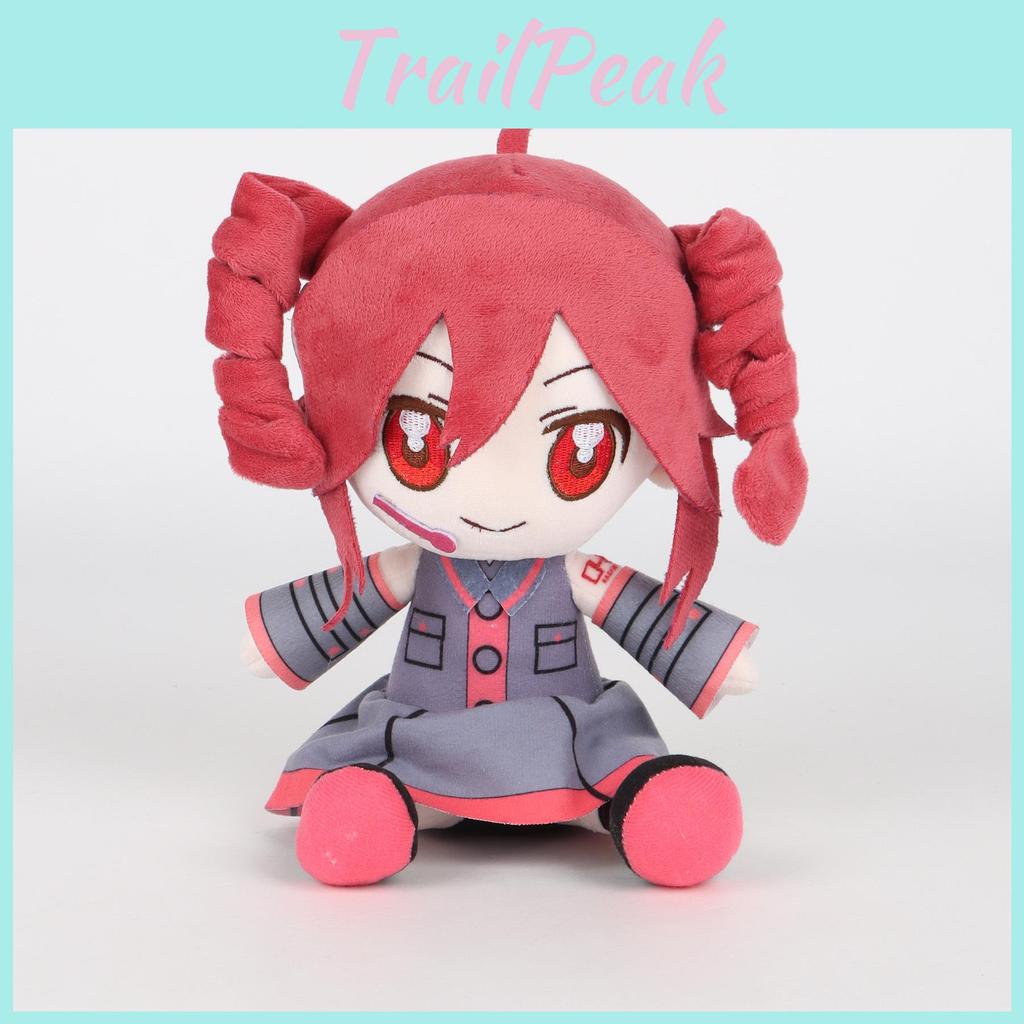 Kasane Teto Plush Toy With Short Pile Fabric Soft Stuffed Doll For Collectors
