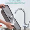 Thicken Silicone Splash Guard Behind Faucet Water Catcher Tray Sponge Holders  Home Gadgets
