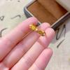 7Pcs/Set Rhinestone Enamel Finger Rings Camellia Flower Irregular Rings Flower Ring Set  Wedding