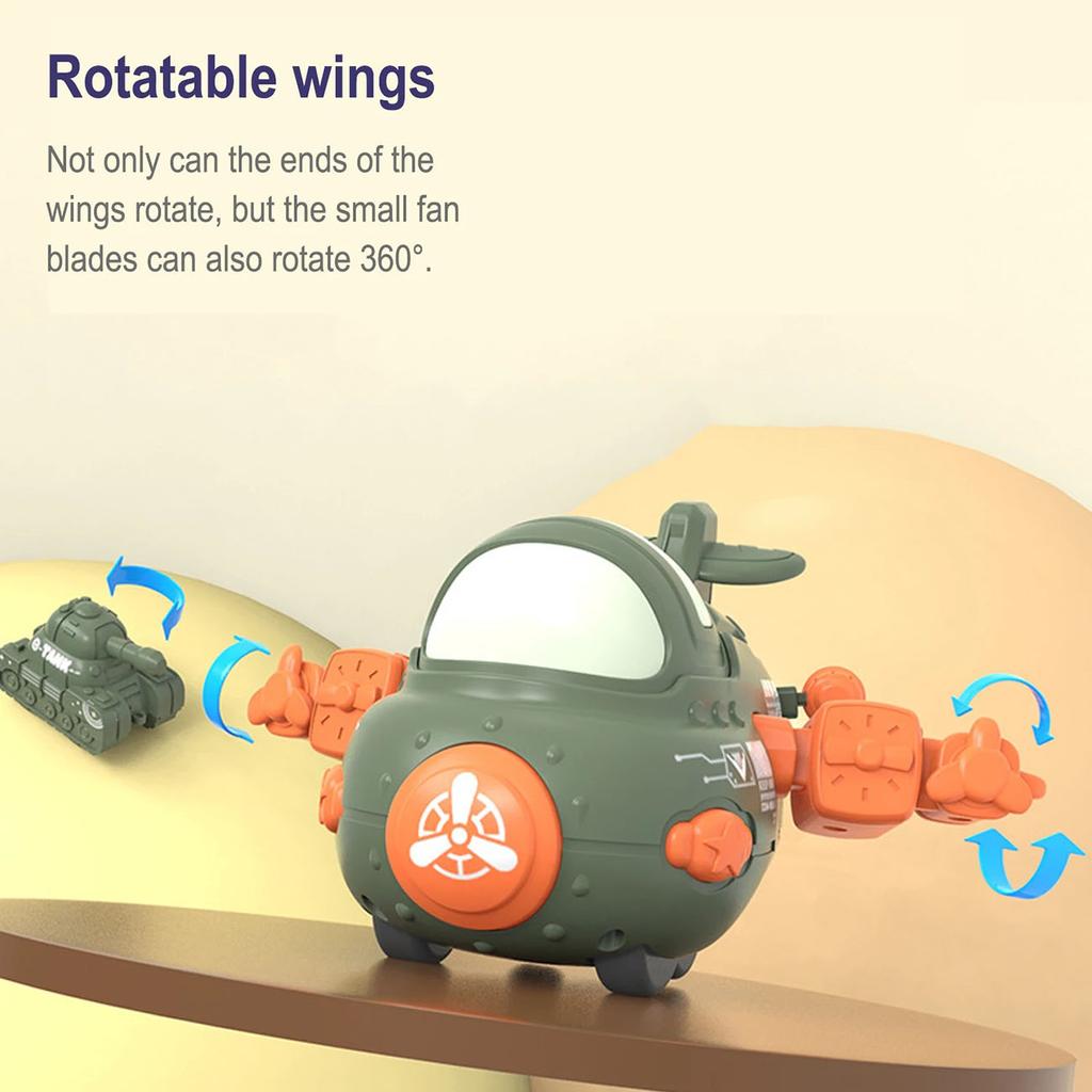 Inertia Airplane Toy For Children Cute Friction Powered Airplane Model 360 Rotating Wing Dream Aeroplane For Kids Birthday Gifts