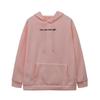 2023 Women's Fleece-Lined Hoodie with Letter Print & Kangaroo Pocket