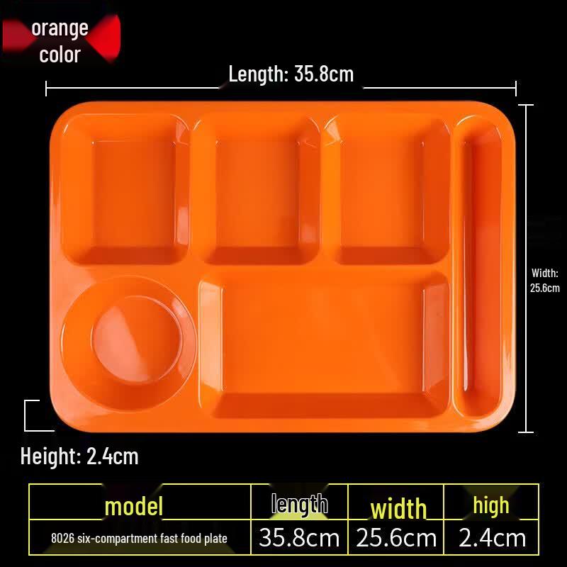 Commercial Thickened Melamine Segmented Plate