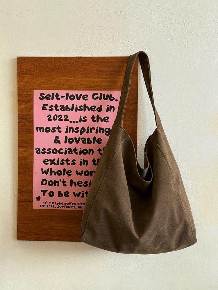 Korean Leopard Print Corduroy Tote: Women's Autumn/Winter Large Capacity Shoulder and Underarm Bag for Work and Commute