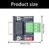 CAN Bus Adapters Board Integrated 120Ohm Resistors DB9 Female Port USB PCAN Communication Support