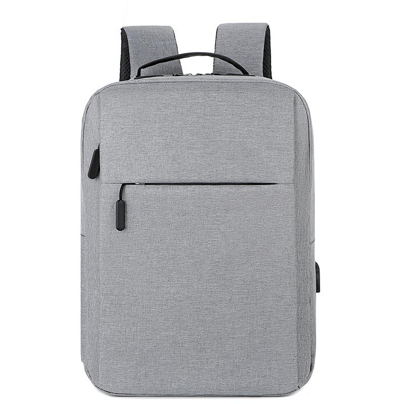 

Men s Business Computer Backpack, Outdoor Travel Backpack, USB Charging серый