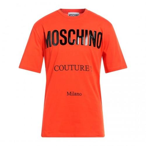 Moschino Mens Couture Gloss Logo T-Shirt