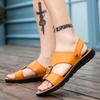 2024 Sandals Men Original Shoes Man Summer Sandal Breathable Casual For Designer Luxury Husband Sandles Flip Flops Slippers Men