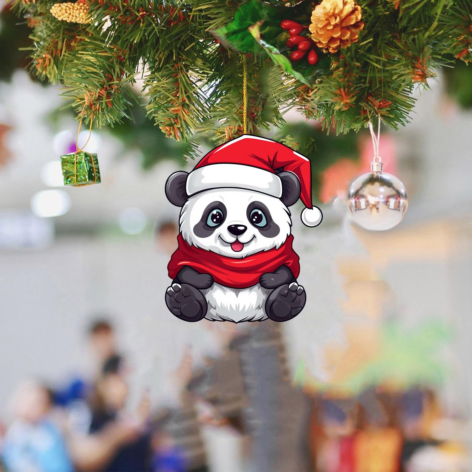 

Подвеска для украшения рождественской елки, забавный мультяшный милый кулон, украшение для садовой елки, незабываемый подарок One Size