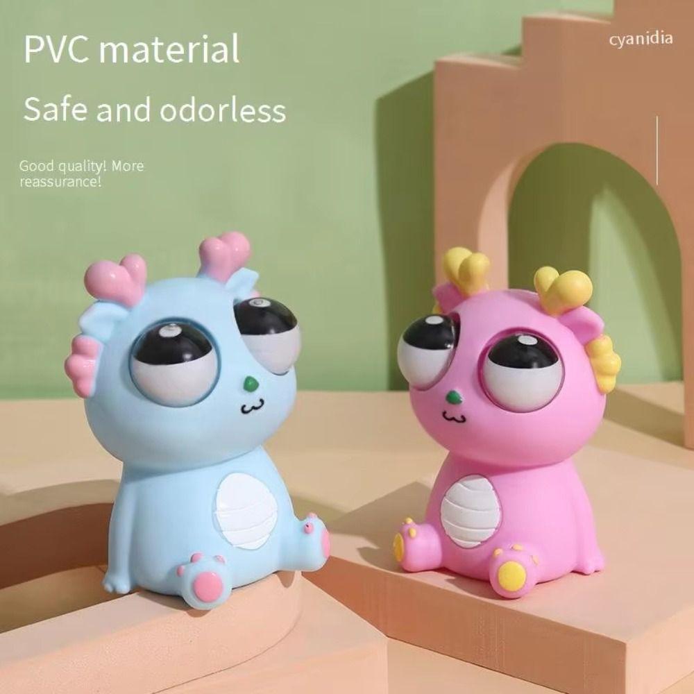 Panda Eyeball Burst Squeeze Toy Simulation Dragon Squeeze Stretching Ball  Girl Toy