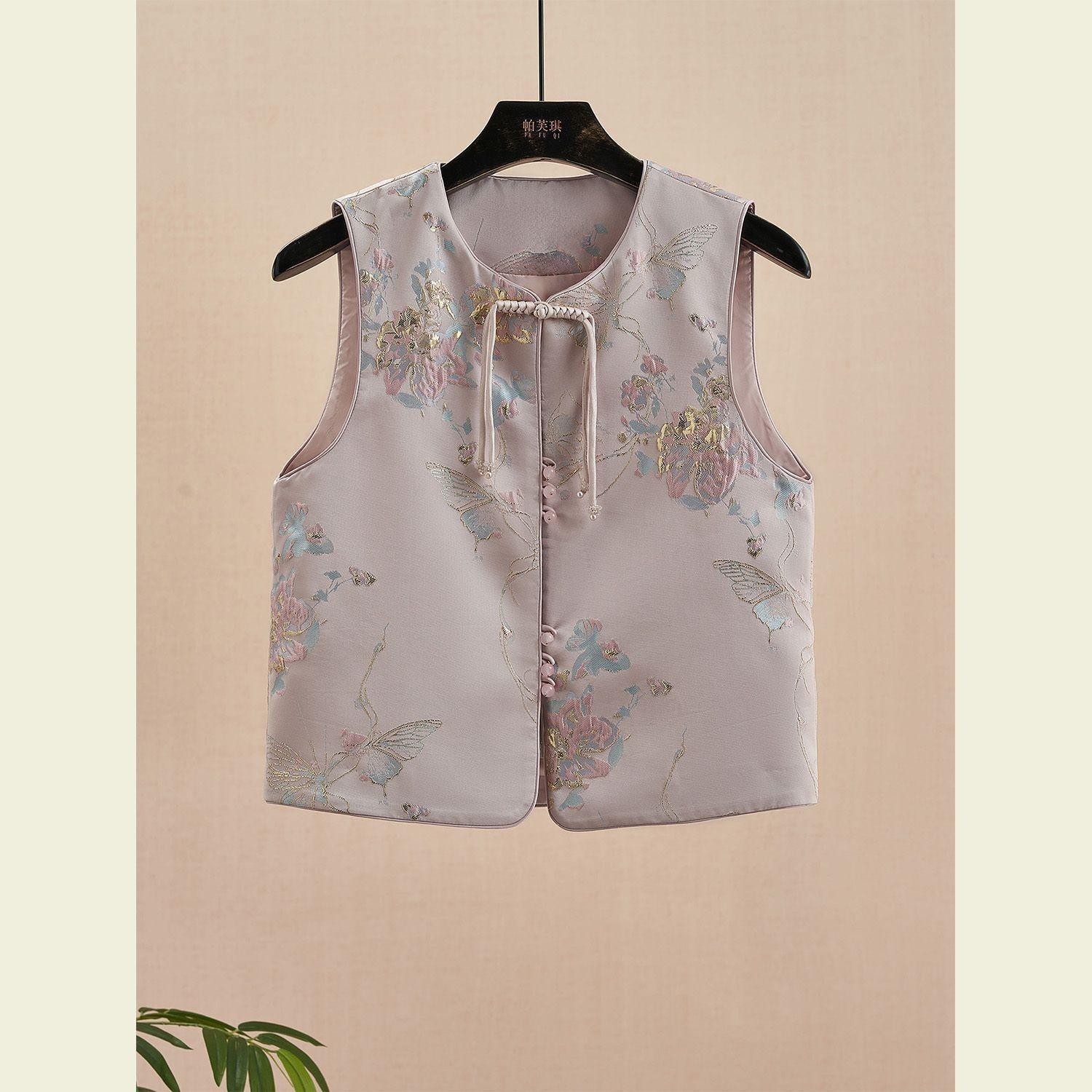 

Оригинальный розовый трехмерный жаккардовый весенне-осенний жилет новый весенне-осенний жилет премиум-класса 3XL