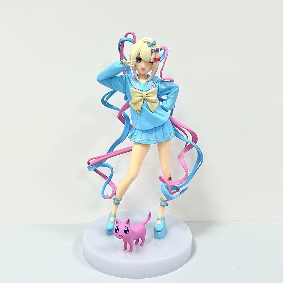 New Needy Girl Overdose Anime Figure Pop Up Parade KAngel Action Figures Virtual Uploader PVC Collection Model Ornaments Toys