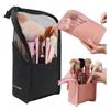 Portable Clear Lightweight Makeup Brush Toiletry Organizer Zippered Travel Cosmetic Organizer Bag Makeup Brush Storage