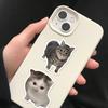 50PCS Funny Cute Cat MEME Animals Stickers Kawaii DIY Scrapbook Notebook Luggage Laptop Skateboard Fridge Decor Sticker