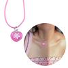 Fashion Acrylic Heart Pendant Necklaces for Women Hot Girls Snowflake Necklace