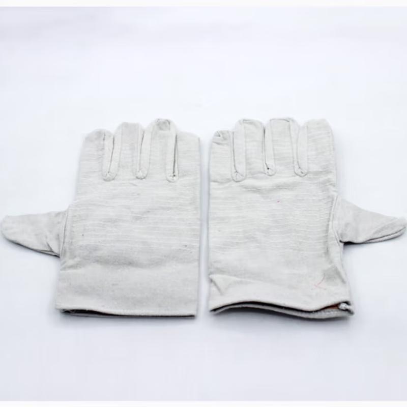Heavy-Duty 24-Thread White Canvas Work Gloves
