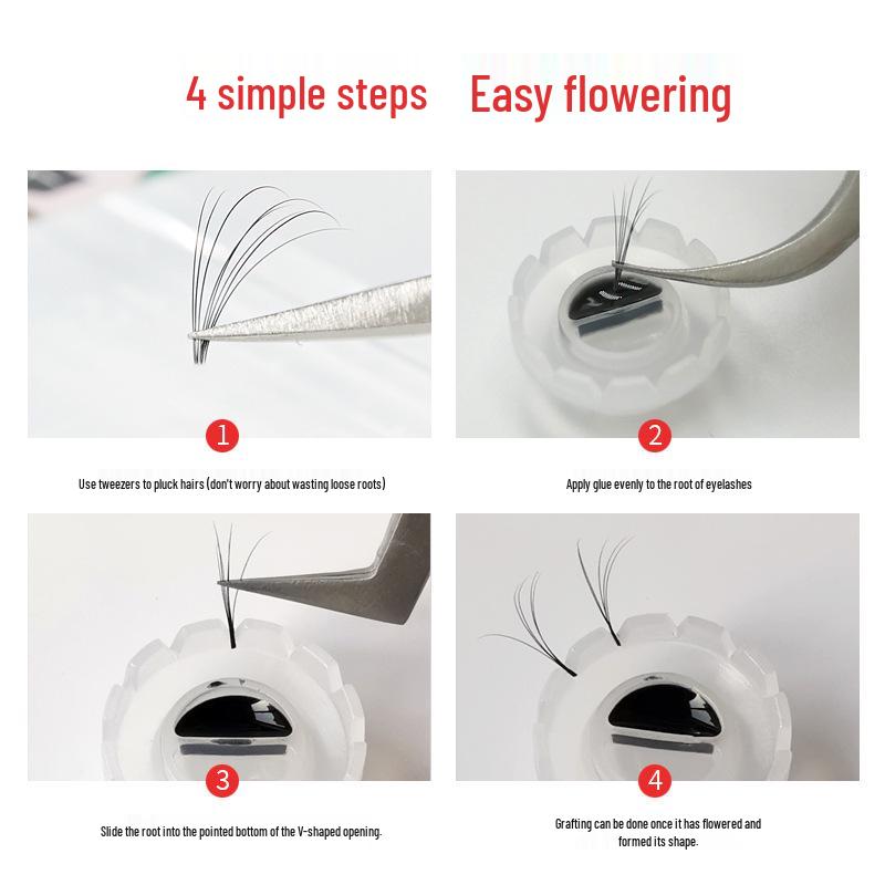 Camellia Eyelash Extension Tools: Plum Blossom Grafting Cup for Beauty Eyelash Glue