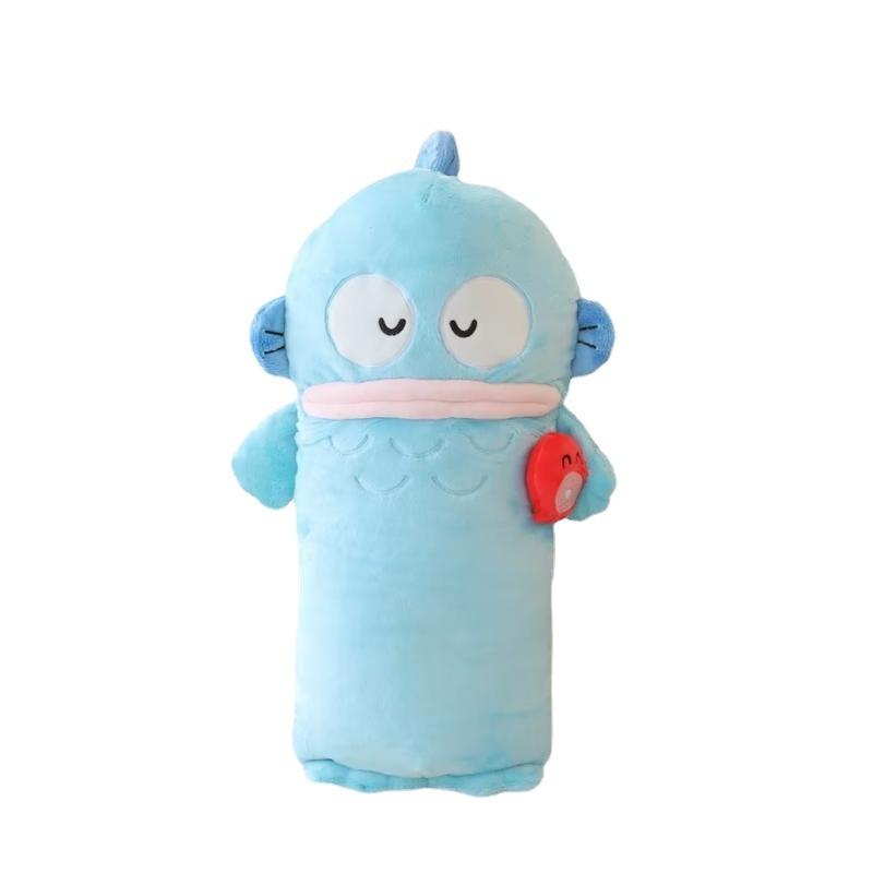50cm Cute Hangyodon Long Cushion Stuffed Anime Cartoon Throw Pillow Sofa Bed Back Cushion Home Decor Xmas Gifts