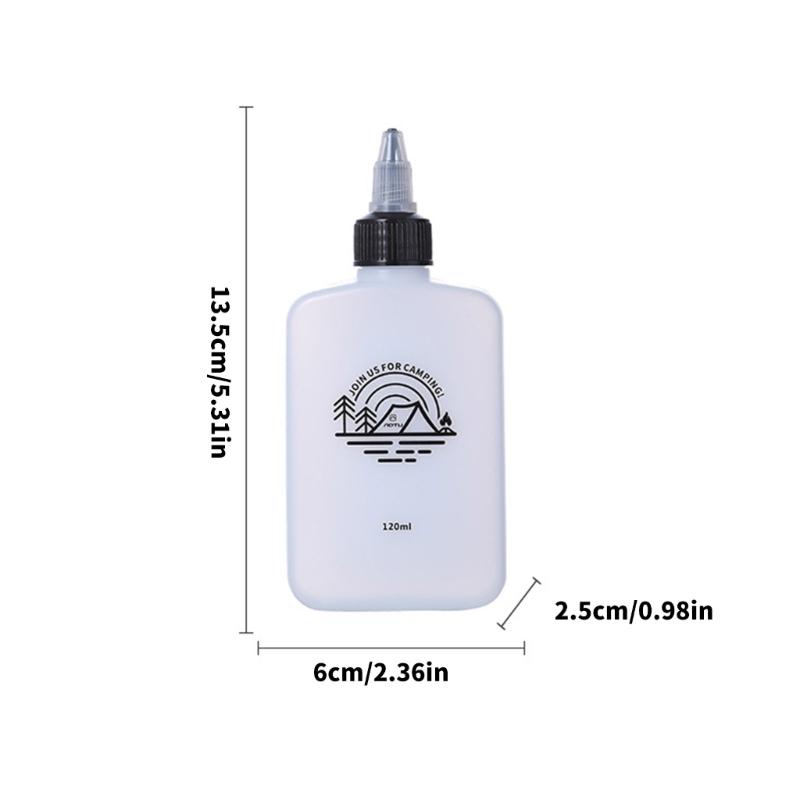 Leakproof Dispenser Bottle Squeeze Condiment Bottle Camping Squeeze Dispensing Bottle for Outdoor Cooking and Grilling