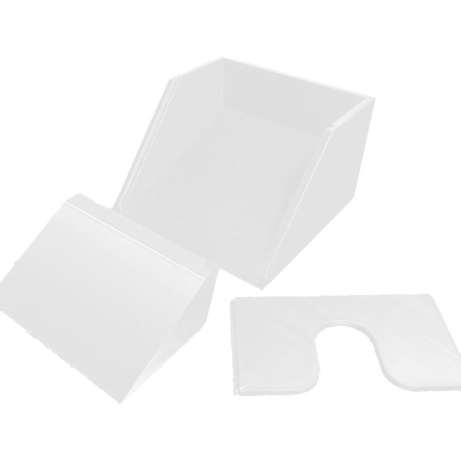 

Card Dealing Shoe Dispenser Portable Card Dealer Discard Tray Holder Poker Game Table Accessory for Standard Size білий