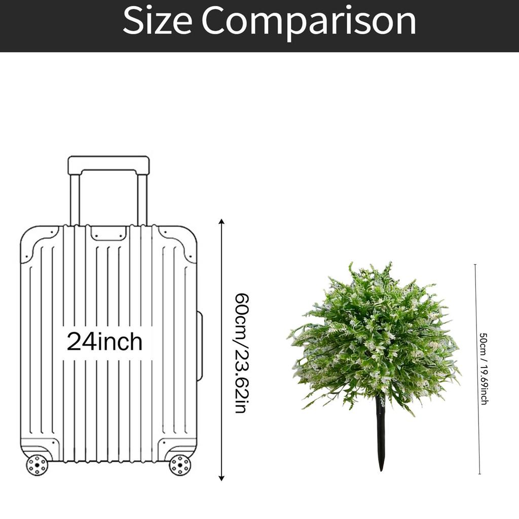 1 Pc Lavender Artificial Trees | Suitable For Porch, Indoor,
