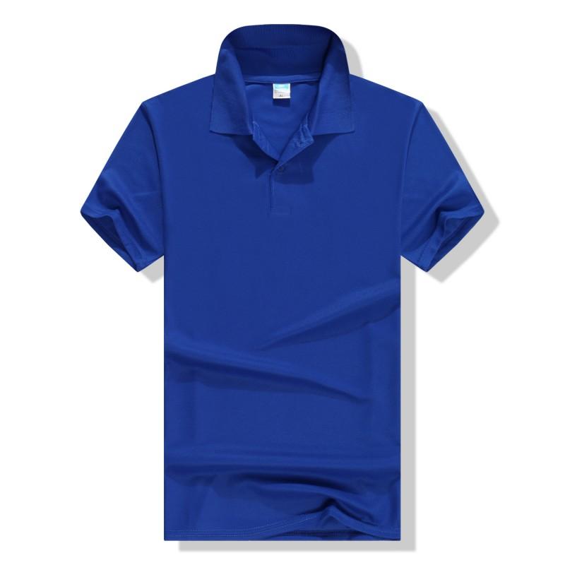 Custom Print Polo Shirt Short Sleeve Cotton Blend T-Shirt Men Women Casual Work Uniform