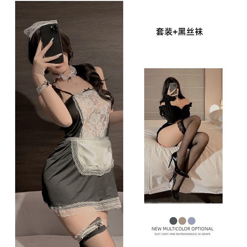Sex lingerie sexy pure desire maid outfit passion seduction cosplay free tease uniform high elastic cloth