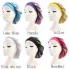 New Women Laser High Elasticity Wide Side Sleeping Cap Perm Hat Chemotherapy  Bath S Silk Bonnet for Sleeping