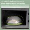 Microwave Splatter Cover for Food   Clear Microwave Splash Guard Cooker Lid with Handle   Adjustable Steam Vents Holes