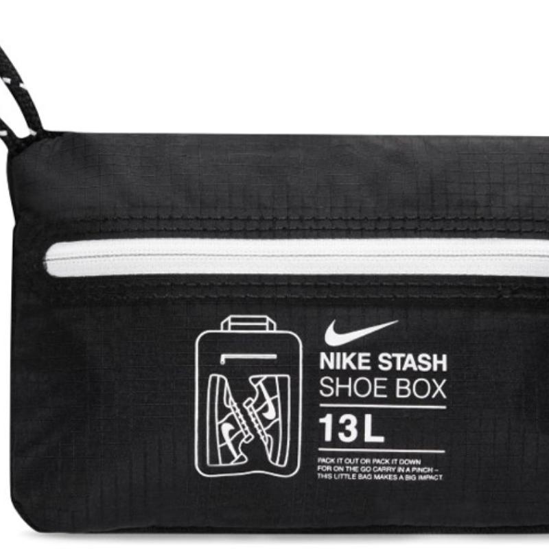 Nike Polyester Shoe Box Bag Clutch Handbag Regular Unisex Black Casual DB0192-010
