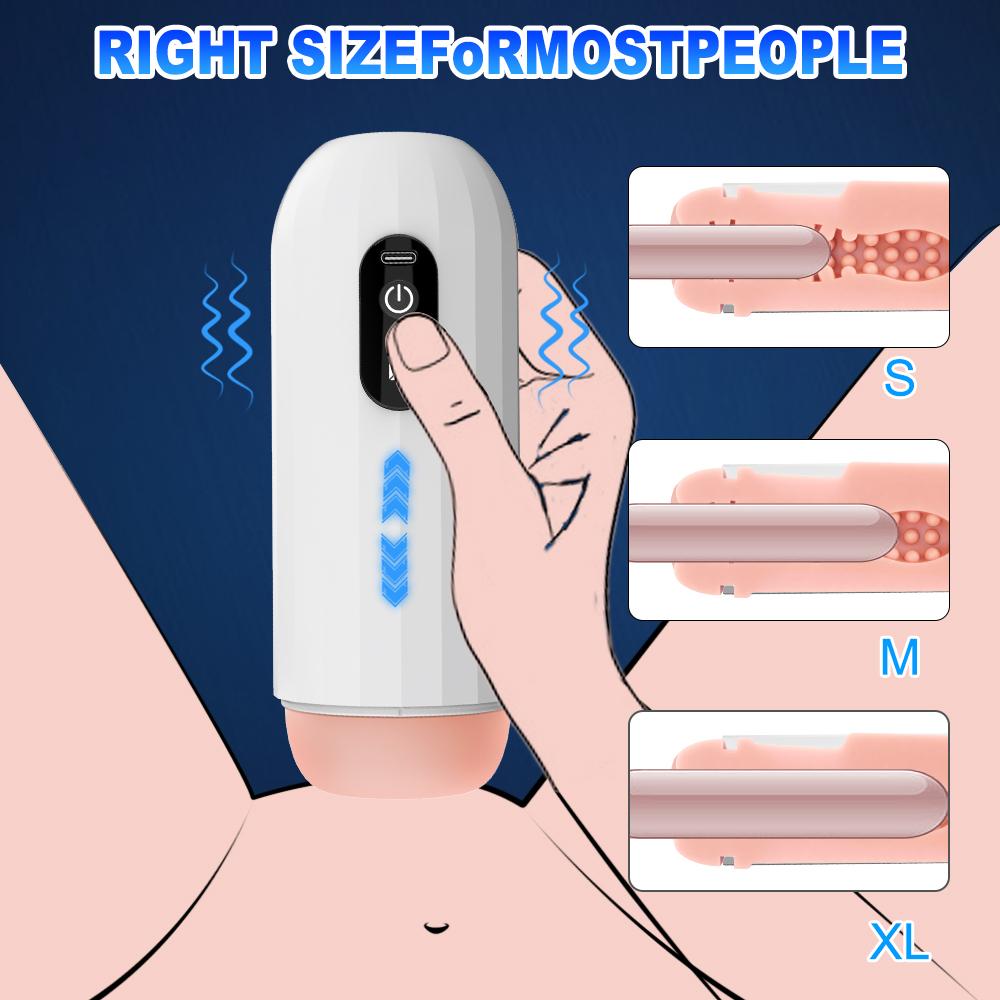 Automatic Male Masturbators Sucking Blowjob Machine Masturbation Cup Penis Stimulation Pocket Pussy Adult Sex Toys for Men