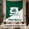 Custom Text Tapestry Plymouth Argyle FC Print Wall Tapestry Indoor Living Room Wall Decor