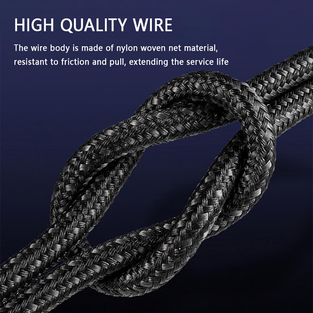 USB3.2 Gen2 10Gbps Kabel USB A til C Kabel 3A 60W QC3.0 Hurtiglading for Samsung NVMe Harddisk Ekstern Android Data 1m 2m Ledning