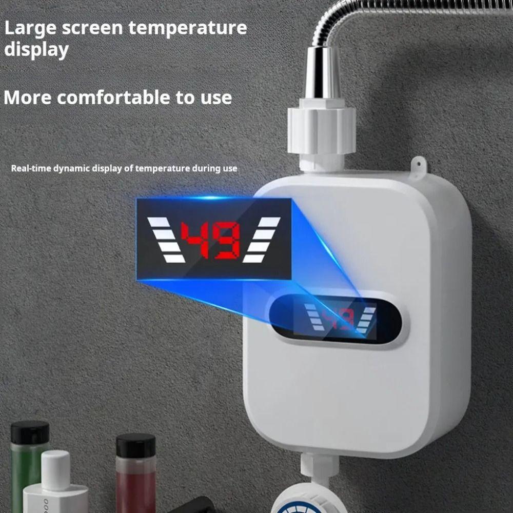 Waterproof Electric Shower Heater Quick Heating Water Heating Device  Shower Application