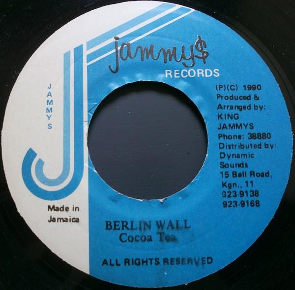 7inch Record COCOA TEA Berlin Wall NONE Jammys Records Jamaica Reggae Ska Dub Used